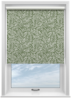 Balmy Palms (Blackout), Lush Green - Twist&Fit Roller Blind